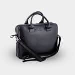 Alias-Black-1 Black Full-grain leather briefcase