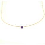 Amethyst-necklace-1 Earrings made from amethyst and gold filled