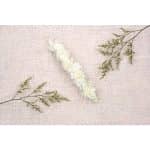 Barrette-Margot-1 Hair clip with pearls and stabilized flowers