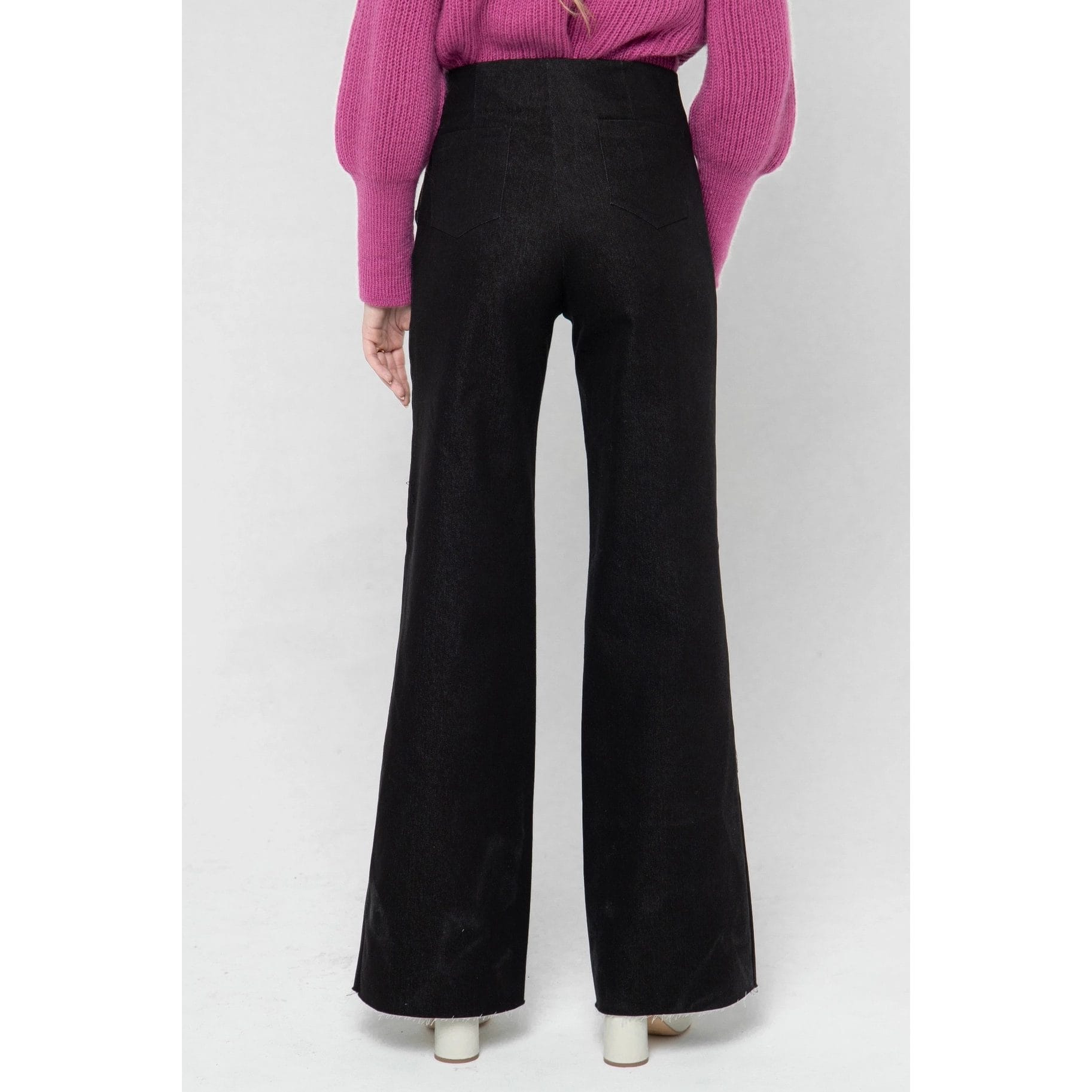 Black Hight waist jeans for woman