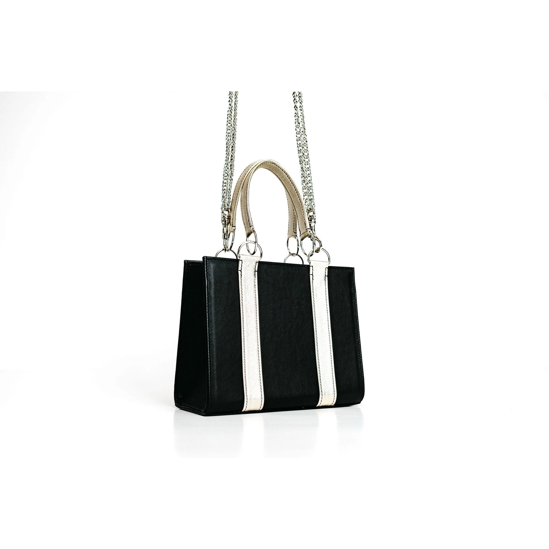 Elegant bags made of cowhide and goat leather