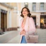 Camelia-Beige-1 Beige Bag in grain cowhide leather