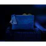 Camellia-Blue-1 Blue Bag in grain cowhide leather