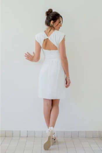 Classy white dress
