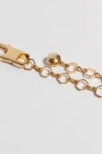 Gold Carabiner Bracelet