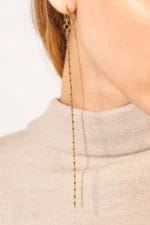 Gold Chain Earring