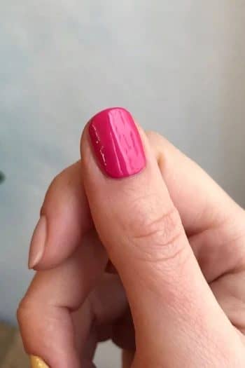 Organic Fuschia nail polish