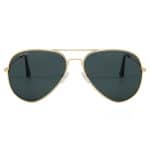 Laviator-Gold-1 Gold Polarized sunglass