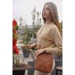 Mimosa-Cognac-1 Cognac Full-grain leather convertible bag