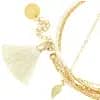 Mother-of-Pearl-Bracelet-1 2-turn bracelet from mother-of-pearl and gold-filled