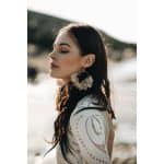Nami-earrings-3 they will sublimate a sober and elegant outfit and will immediately give you a bohemian bridal look