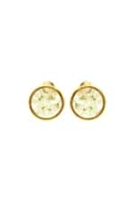 White flower earrings
